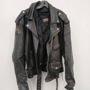 Yamaha Genuine Leather Black Performance Jacket